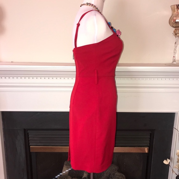 Forever 21 Spaghetti Strap Red Sweetheart Dress - Picture 5 of 8